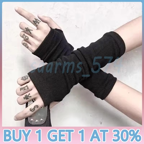 Women fingerless arm warmer - arm,