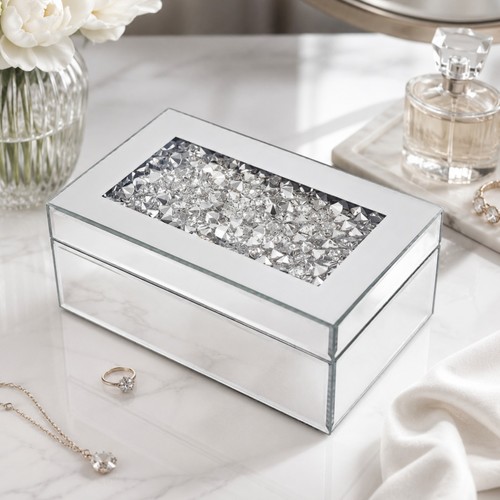 Silver mirrored jewellery - mirrored,