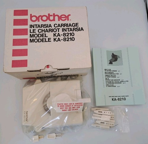 Brother 8210 intarsia - brother, ka-8210