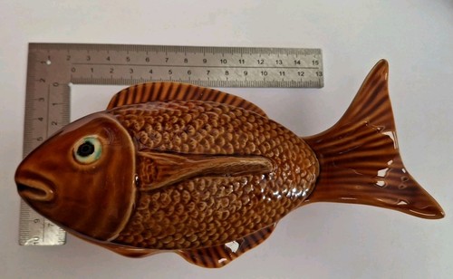 Vintage 70s lidded fish - vintage, 60/70s