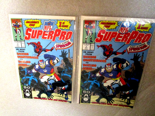 Marvel comic book 1991 nfl - 2,