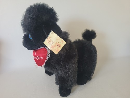 Vtg black poodle - vtg,