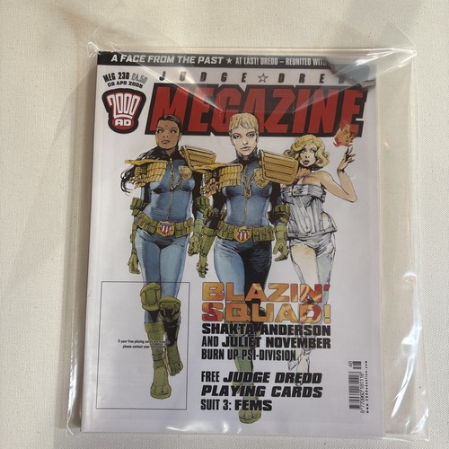Retro rare 2000ad judge dredd - retro,