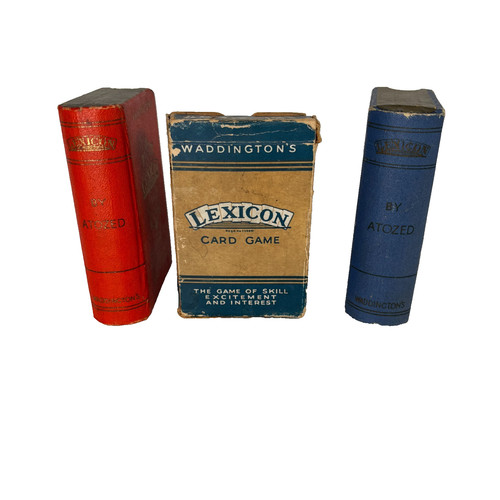 Lexicon card game packs - x3,