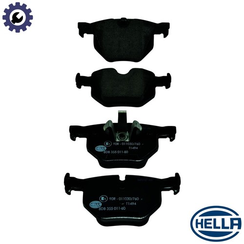Brake pad set disc - set, 8db