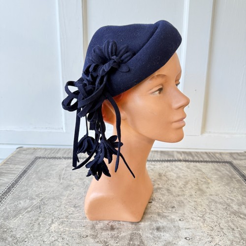 Vintage 1940s tilt hat - 1940s,