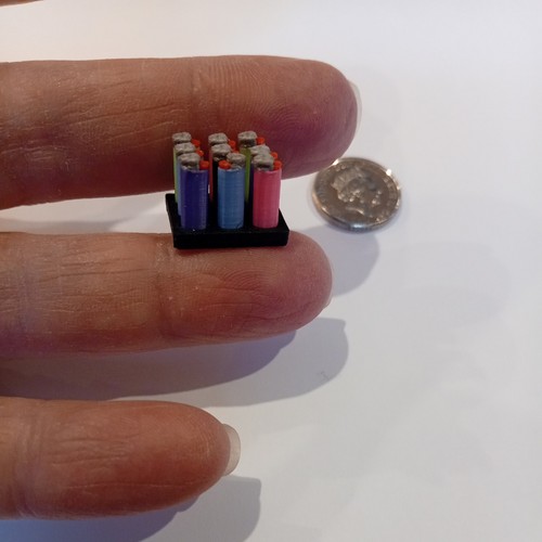 Dolls house miniature lighters - dolls,