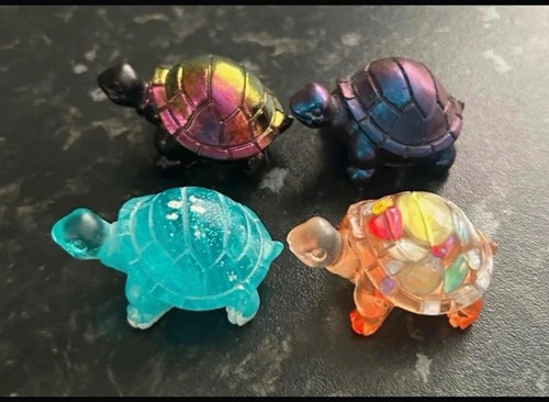 Set glass turtle - of, 4