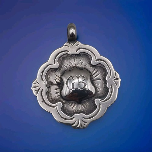 Antique sterling silver fob - sterling,