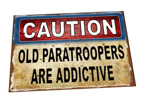 Paratrooper sign old para - paratrooper,