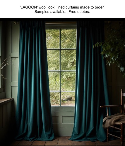 Teal wool made - teal,