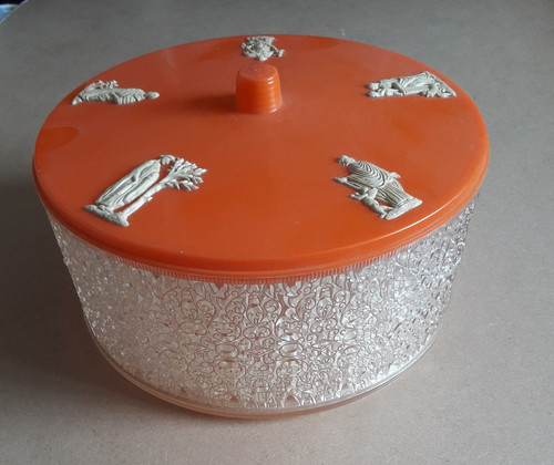 Vintage orange clear - vintage, orange/clear