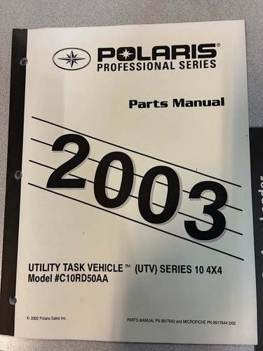2003 polaris task vehicle utv - 2003,