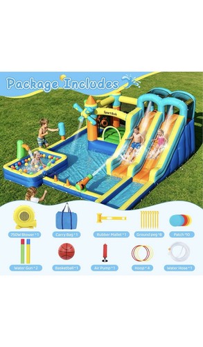 Large double slide inflatable - large,