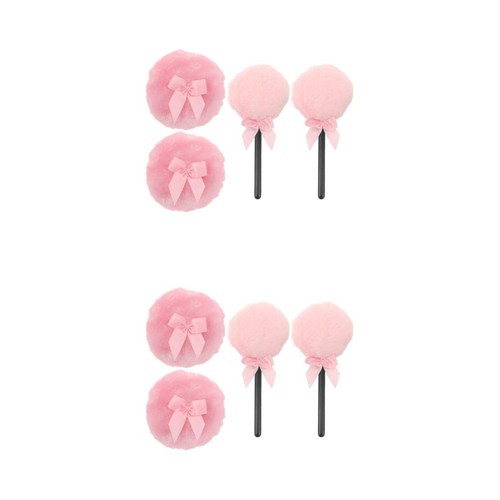 Pcs powder puff with handle - pcs,