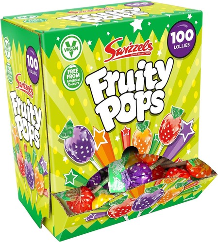 Swizzels fruity pops printed - fruity,