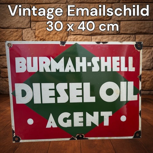 Vintage old burmah shell - old,
