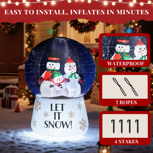 Christmas inflatable snow - christmas,