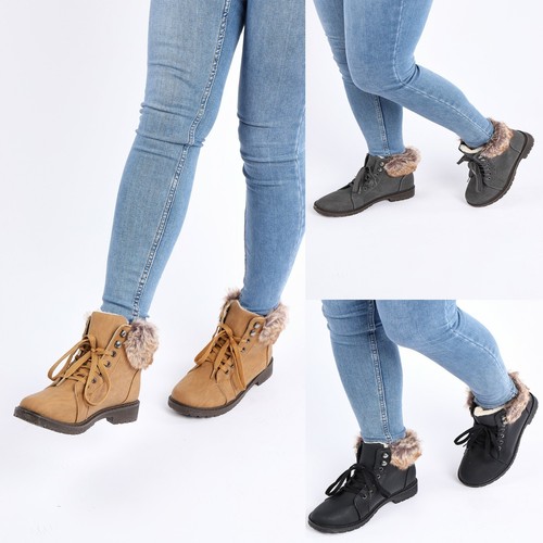 Women winter ankle boots - ankle,
