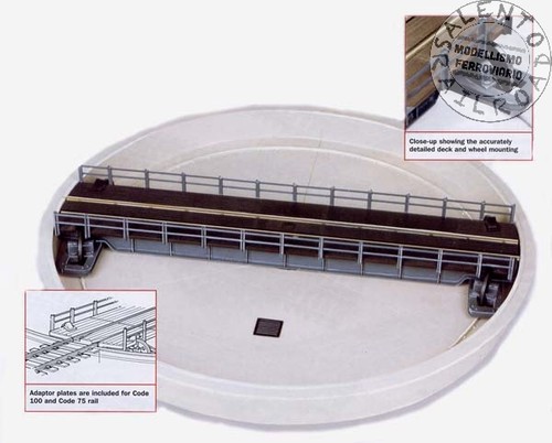 Peco manual turntable - peco, lk-55