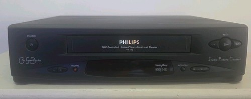 Phillips vr175 vcr vhs video - phillips, vcr/vhs