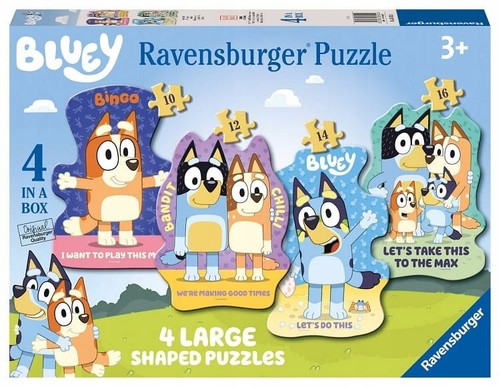 Ravensburger bluey 1 - bluey, 4-in-1