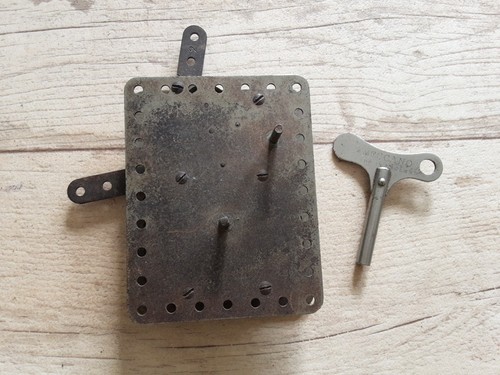 Meccano 1920s nickel clockwork - meccano,