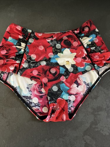 Ladies black red floral - ladies, &