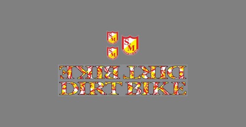 Bikes shield print dirt - s&m,