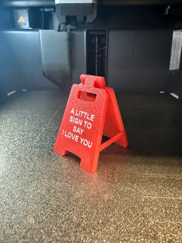 Little sign say - a,