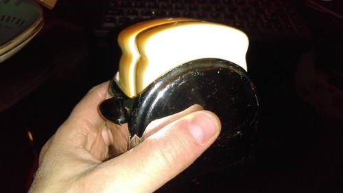 Vintage ceramic chrome - vintage, ceramic/chrome