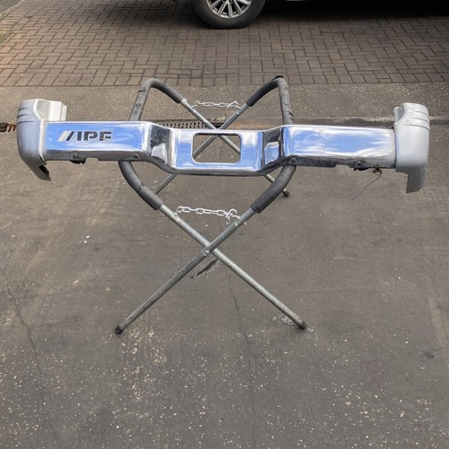 Rear bumper chrome with end - rear,