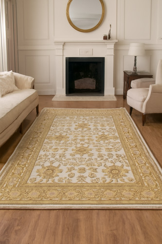 Tabitha gold oriental oushak - gold,