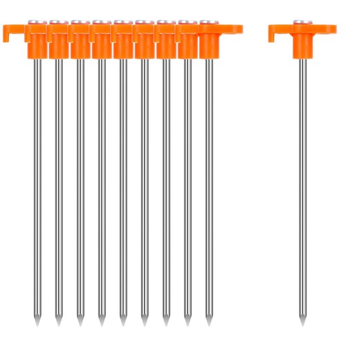 10pcs tent stakes heavy - 10pcs,