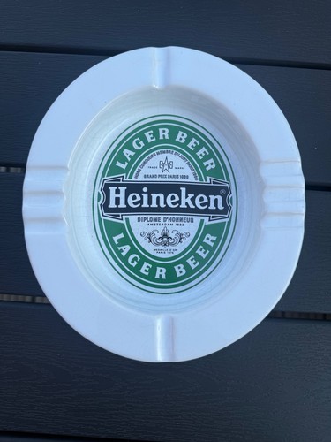 Vintage heineken lager ceramic - vintage,