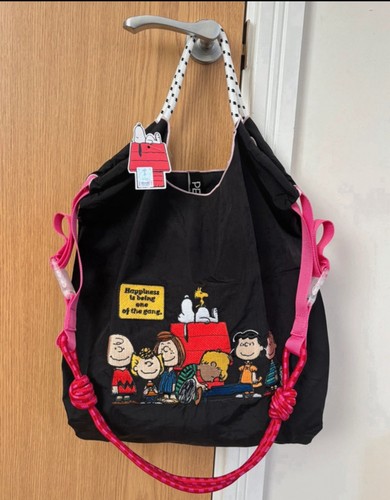 Peanuts snoopy license tote - license,
