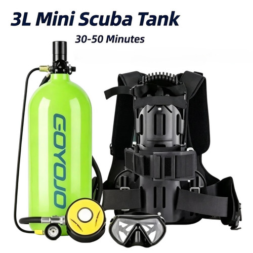 Mini scuba diving cylinder - diving,