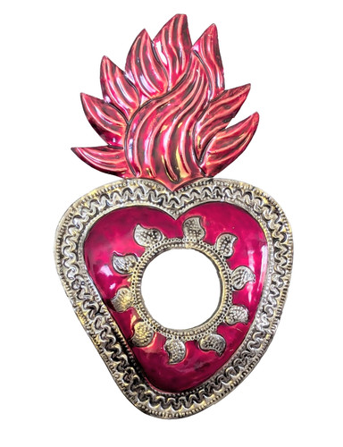 Mexican framed mirror flaming - mexican,