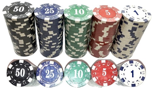 125 clay poker - poker, chips