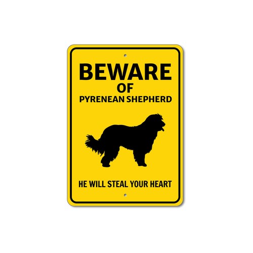 Pyrenean shepherd dog beware - pyrenean,