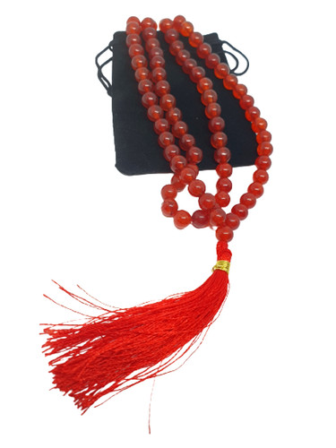 Carnelian mala worry beads - mala,