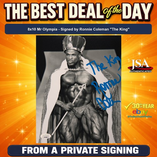 Ronnie coleman signed 8x10 - ronnie,