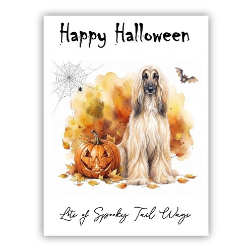 Afghan hound dog halloween - hound,