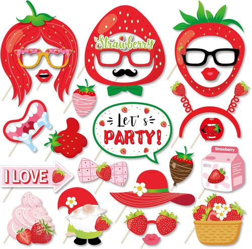 Piece strawberry photo - 25-piece,