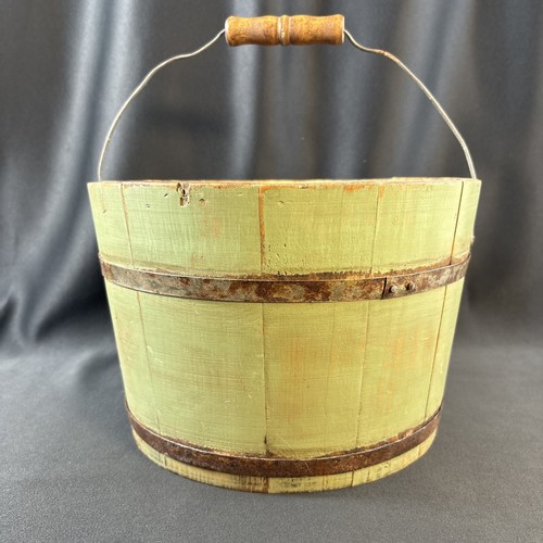 Antique primitive green wood - antique,