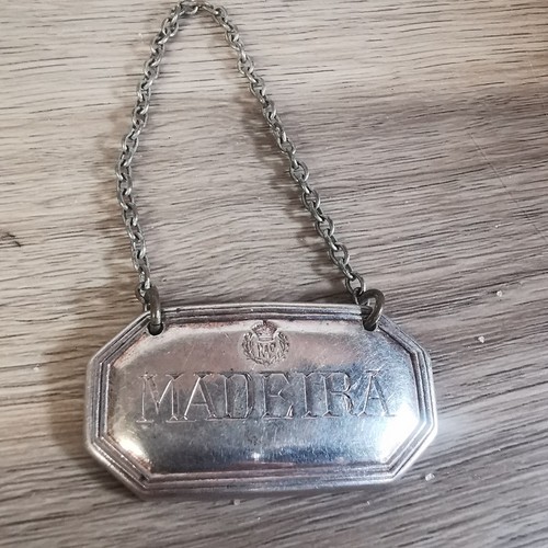 Madeira raf bottle - bottle, label