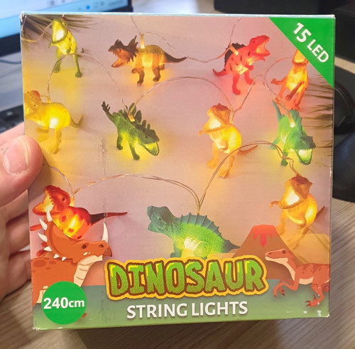 Wilko dinosaur led - dinosaur,