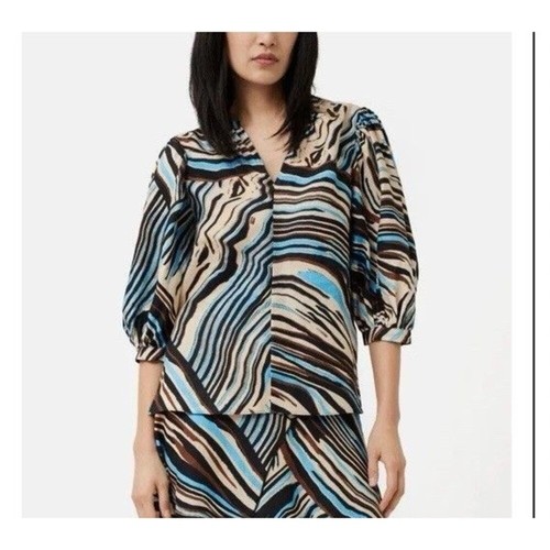 Jigsaw linen blouse womens - blouse, 8