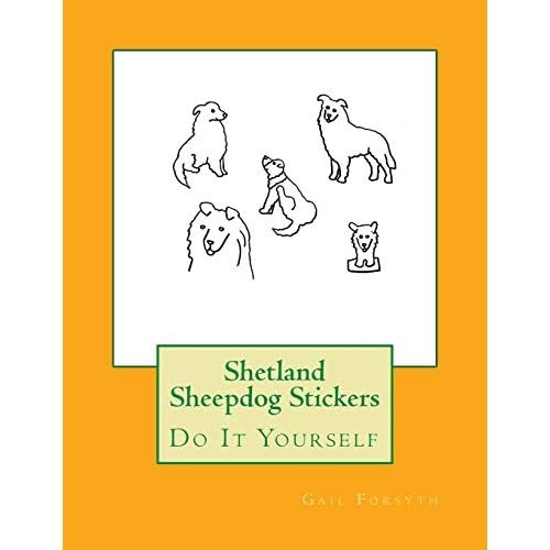 Shetland sheepdog stickers - shetland,