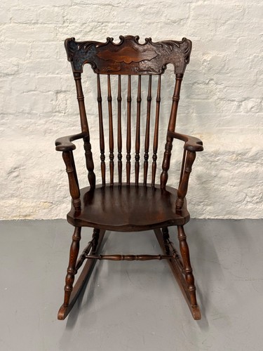 Antique windsor style rocking - windsor,